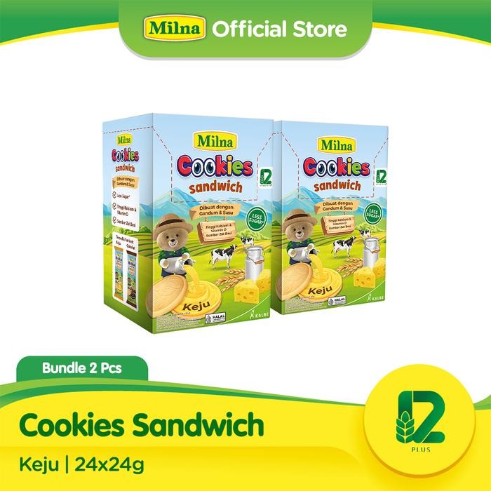 

Twin Pack Milna Cookies Sandwich Keju