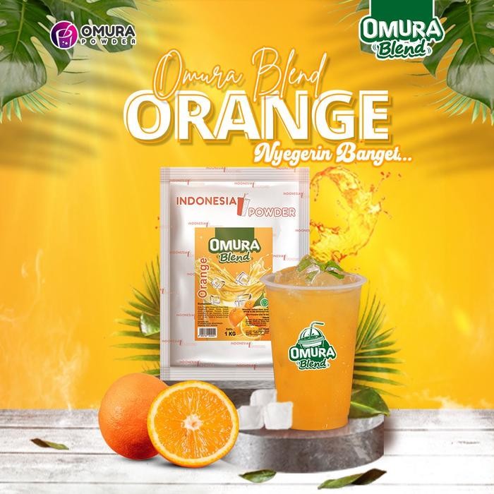 

Blend Bubuk Minuman Premium Rasa Orange 1 Kg Mengandung Gula Indonesia Powder