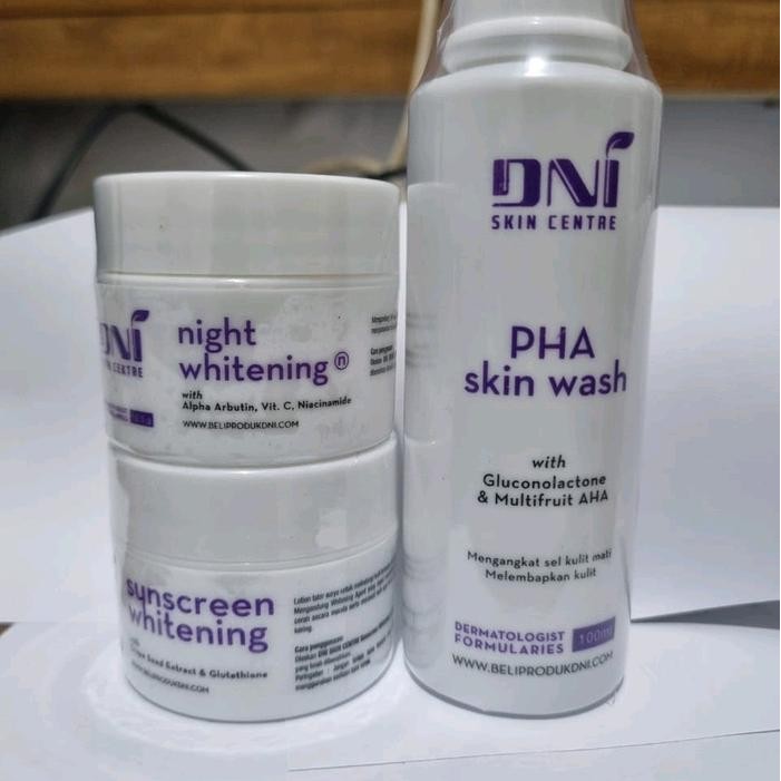 NEW PAKET GLOWING DNI/ SKINCARE GLOWING DNI BPOM PEMUTIHAN KUSAM MENCERAHKAN WAJAH