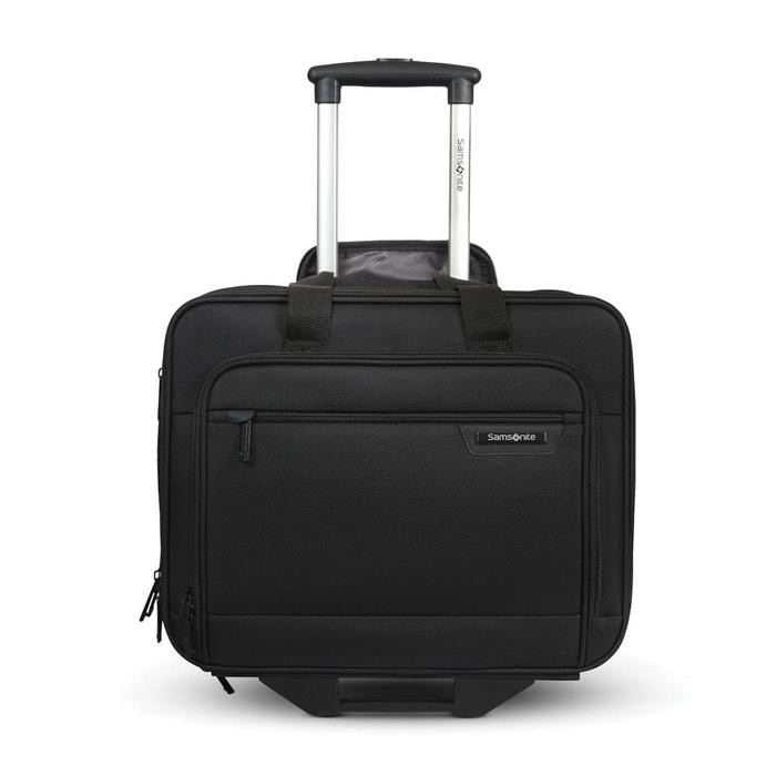 Koper Samsonite Classic Bisnis 2.0 Wheeled Business Case Rolling Tote 17 Inch Cabin Size_Black