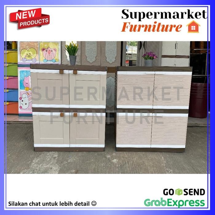 - Lemari Pakaian Plastik Club Susun 2 Besar Murah