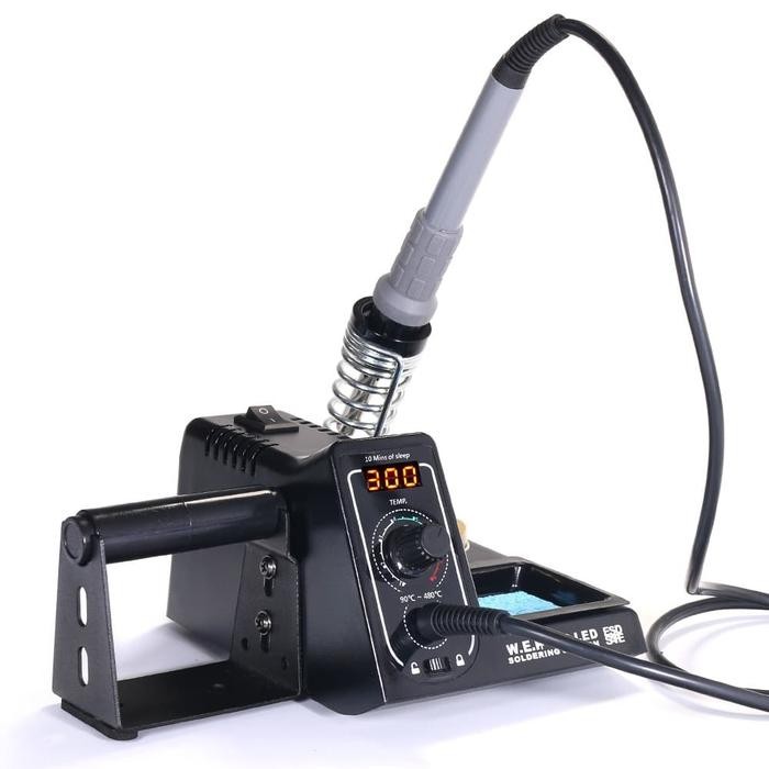 WEP 926 LED Soldering Staion + Dudukan Solder + Pembersih Tip