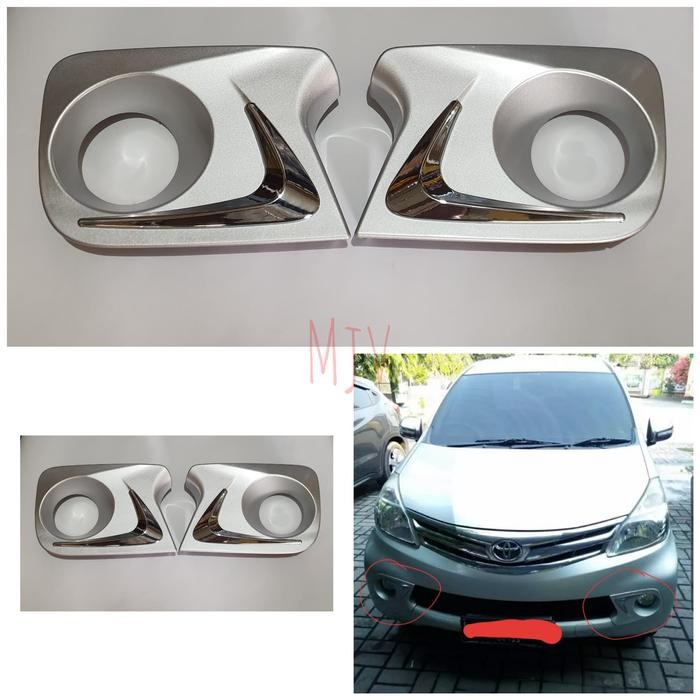 Variasi Foglamp All New Avanza Xenia Silver 2012 Set Kanan Kiri