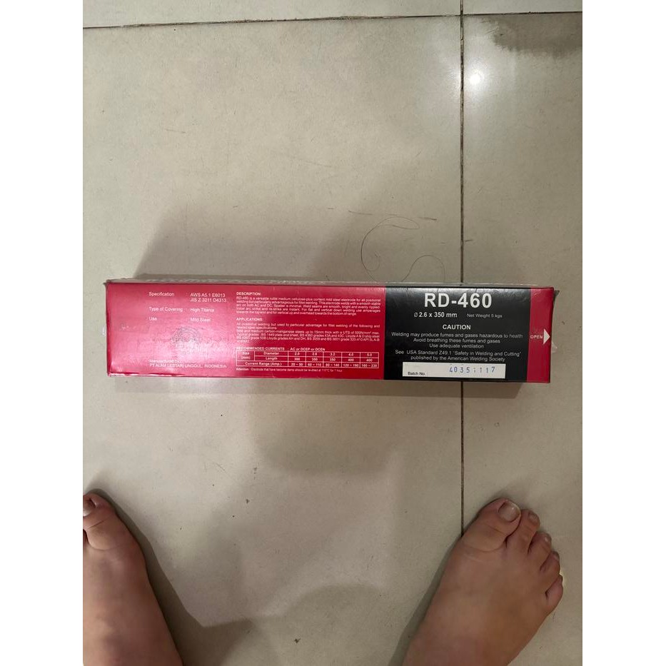 Kawat Las Nikko RD460 2.6MM / RD 460 2.6 MM Steel