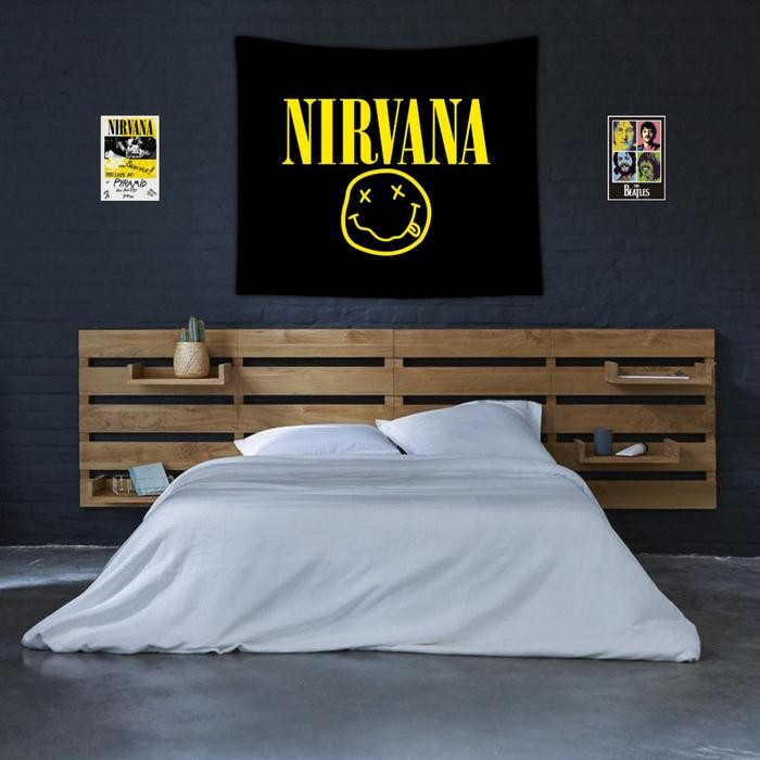 

Terlaris Bendera nirvana grunge / bendera kain logo nirvana / mini flag nirvana SALE