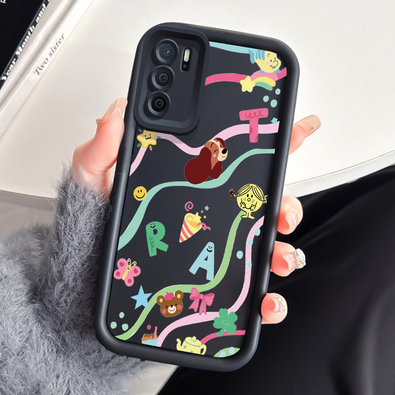 Casing Hp OPPO A16 OPPO A16s OPPO A54s Case Casing pita warna HP Anime Softcase Seluler Kesing Silik