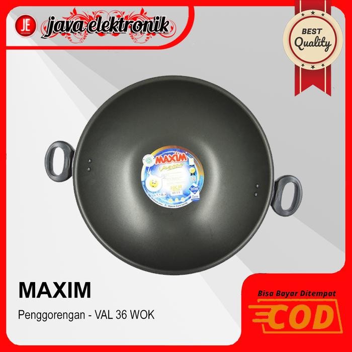 Maxim Wajan - Val36Wok Anti Lengket Gratisongkir