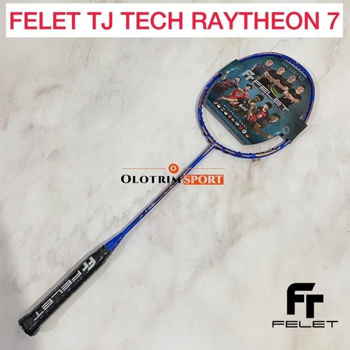 Raket Badminton Felet Tj Tech Raytheon 6 7 8 9 38Lbs Original Gratisongkir