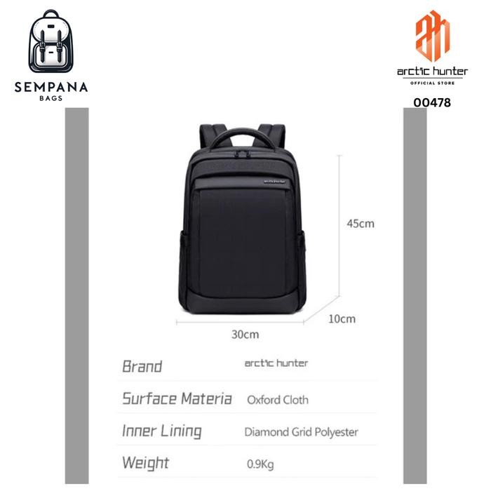 Arctic Hunter B00478 Tas Ransel Laptop / Backpack Laptop