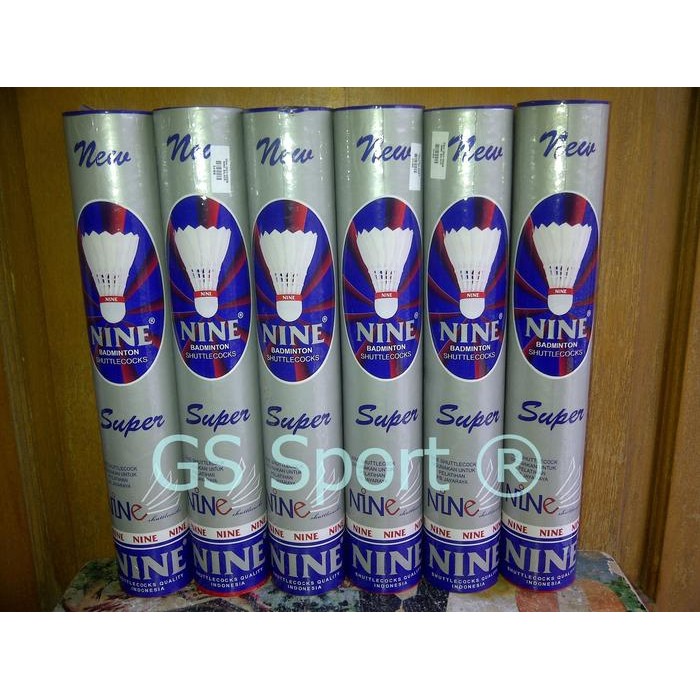 Shuttlecock Nine Silver Badminton Bulu Gratisongkir