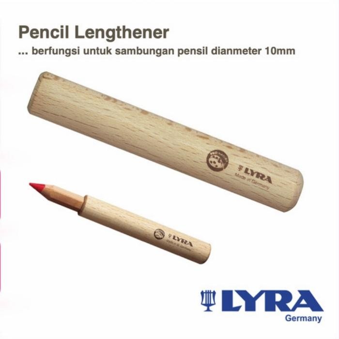 

BEST SELLER Sambungan Pensil Lyra Dian 10mm Lengthener Pencil Holder Pemanjang