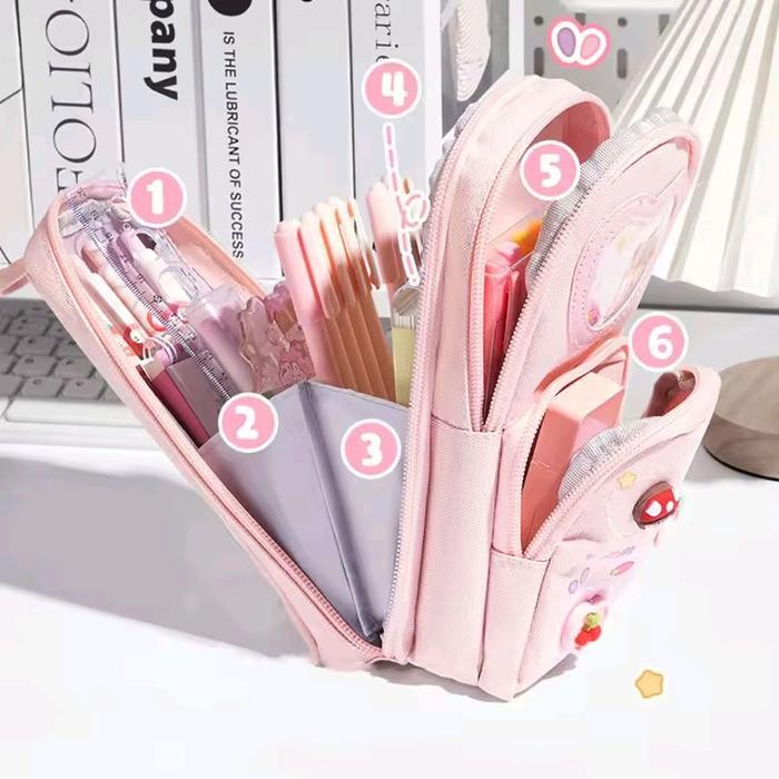 

BEST SELLER TEMPAT PENSIL AESTHETIC LUCU KAWAII KAIN WATERPROFF PENCIL CASE UNYU