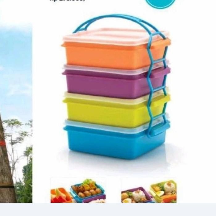 BEST SELLER rantang ori Tupperware 4 susun sesuai foto