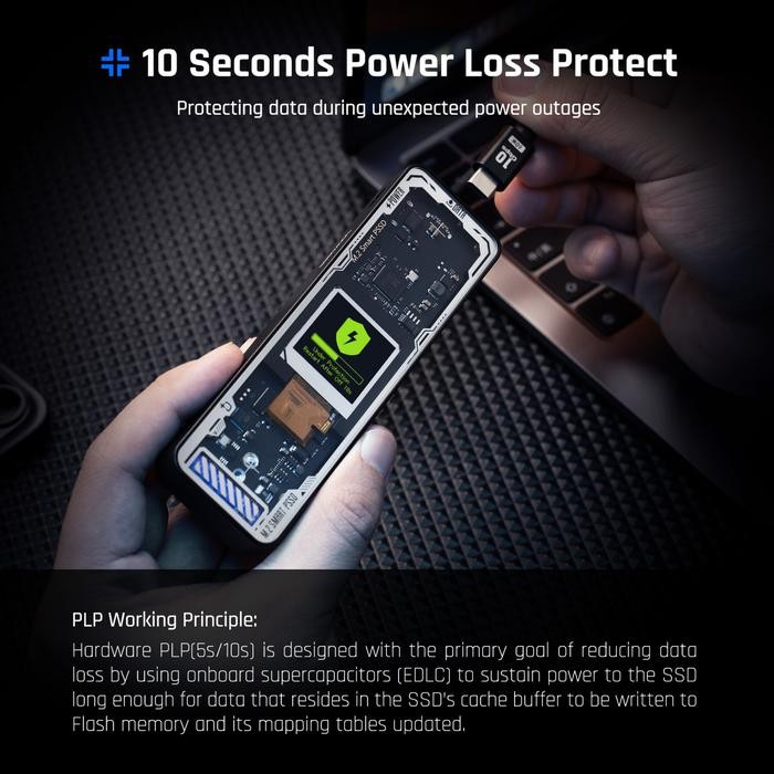 Dockcase Smart M.2 Nvme Ssd Enclosure Pro-Glossy Explorer Edition #Gratisongkir