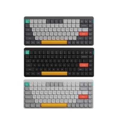 NuPhy Air75 V2 Keyboard Mekanis Nirkabel 75% Compact Layout - Basalt Black/ Ionic White