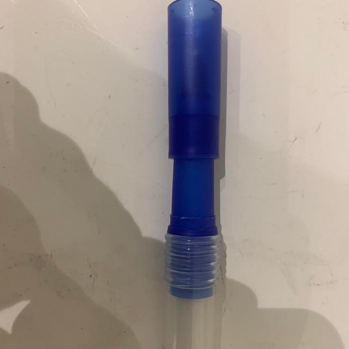 

pulpen biru lis biru original
