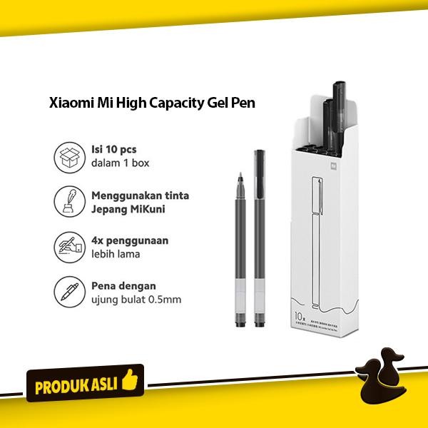

Xiaomi Mi Jumbo Ink Gel Pen High Capacity Pena Pulpen Gel Original