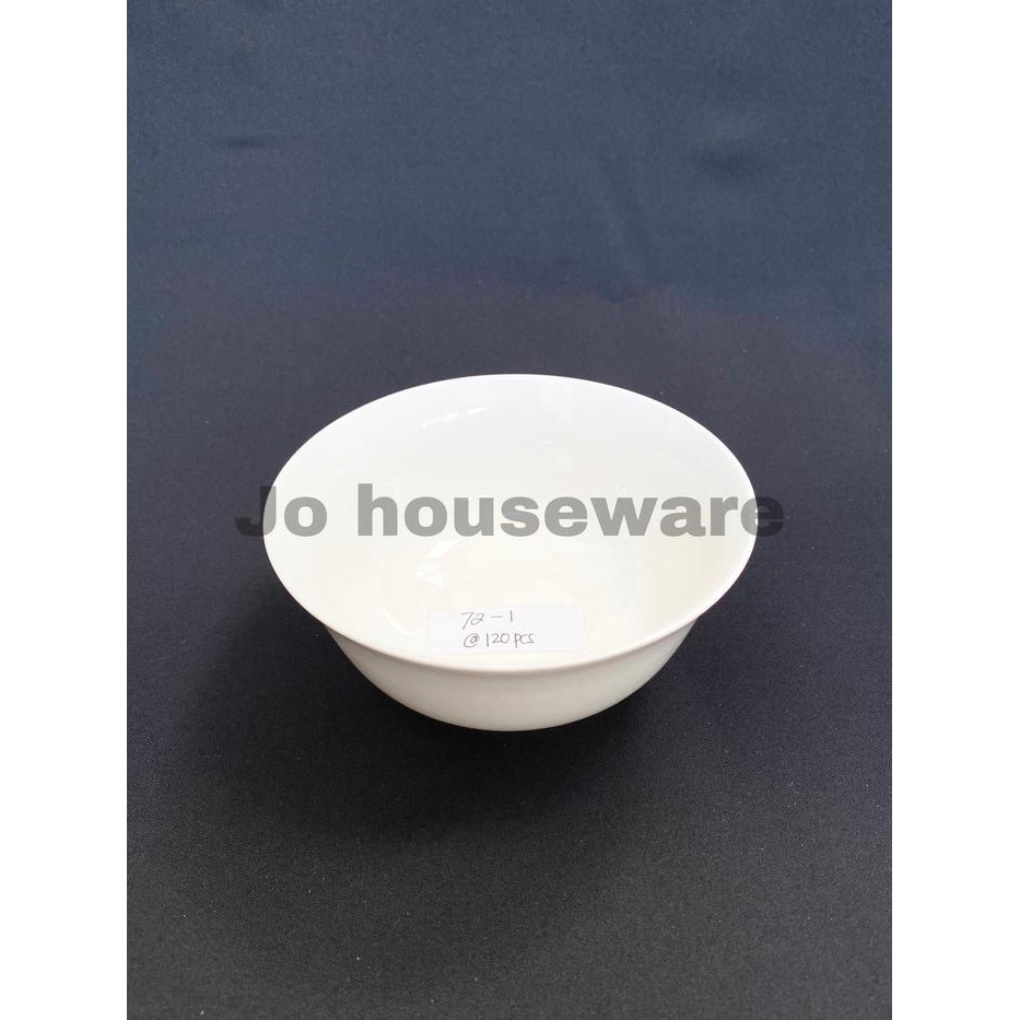 Mangkok keramik kecil diameter 13 cm putih polos serbaa elegan 72-1