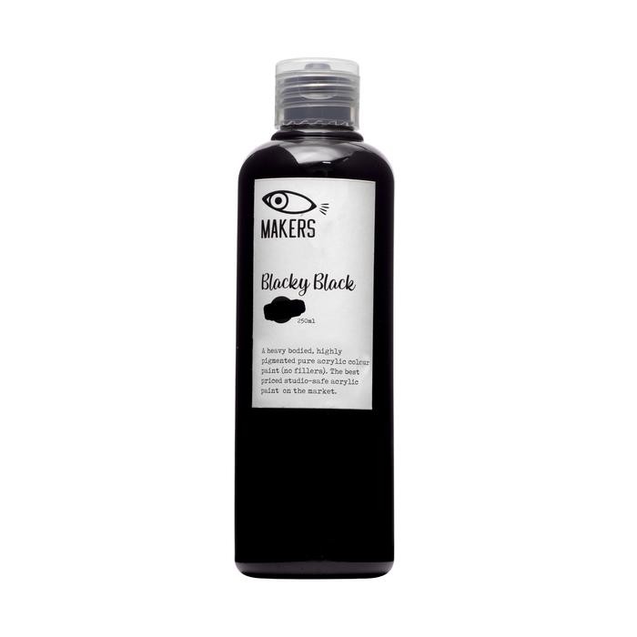 

Blacky Black Acrylic Paint