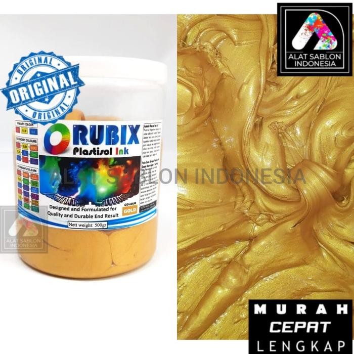 

TINTA SABLON PLASTISOL RUBIX ORANGE GOLD 500GR