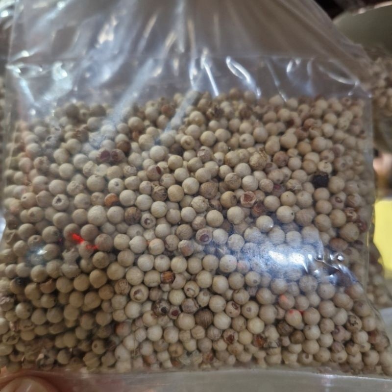 

Lada biji | Lada Butir 100 gr | Merica Biji | Merica Butir 100 Gram / Lada Putih Utuh / Merica Putih Biji Asli / Lada Kering 100g