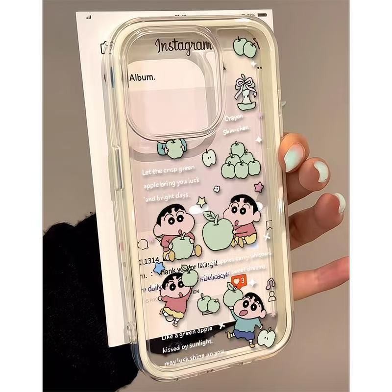 Cantik Crayon Shin Chan Terbaru Casing Hp Realme Note 60X C75X Note 60 50 C61 C63 10 Pro Plus C65 Na