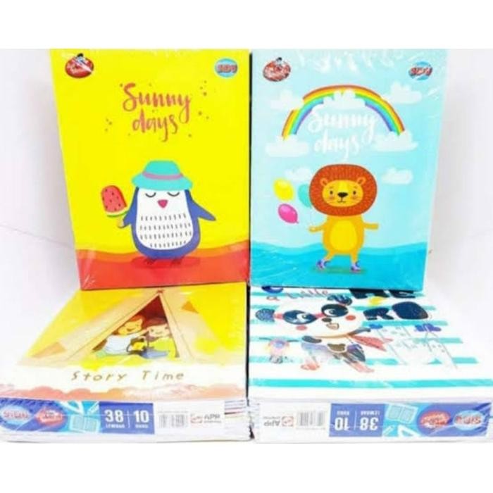

BUKU TULIS SIDU (sinar dunia) 1 pack isi 10 ( 38 lembar)