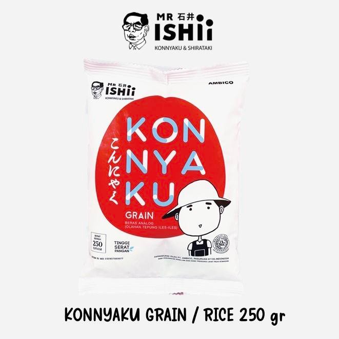 

Glx Mr. Ishii Konnyaku Grain - Shirataki Rice - Konnyaku Rice 250gr