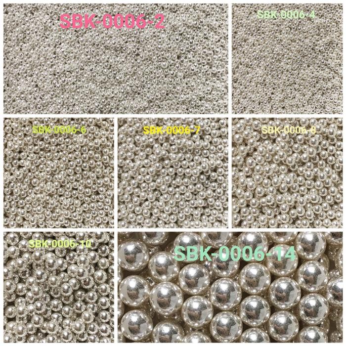 

FyZ GR-SBK-0006 Sprinkles sprinkle sprinkel 30 gram mutiara silver perak