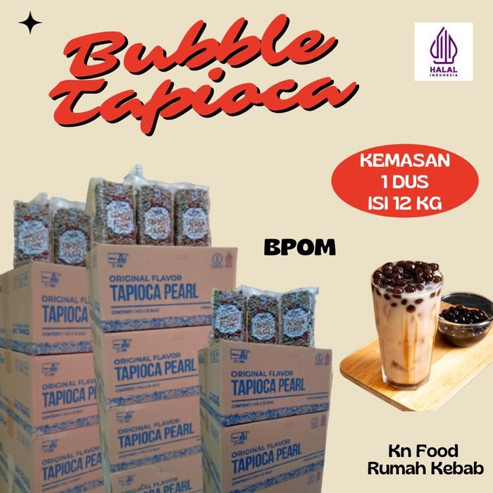 

FyZ KHUSU GOJEK Jual Tapioca Pearl 1 Dus Murah-1 Dus Bubble Tapioca