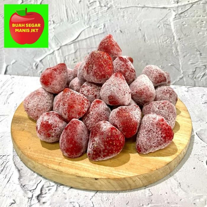 

Glx STRAWBERRY FROZEN PREMIUM BUAH STROBERI BEKU 1 KG