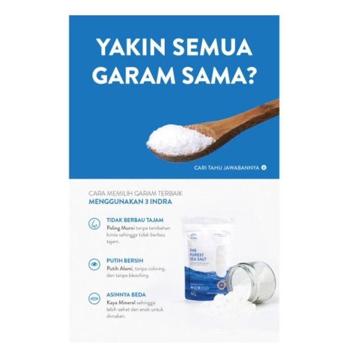 

FyZ Pura Purest Sea Salt 300gr - Garam Laut Organik Natural Pura