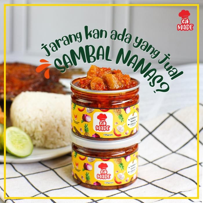

Glx SAMBAL NANAS SPESIAL "CIK MADE" - 125 gram