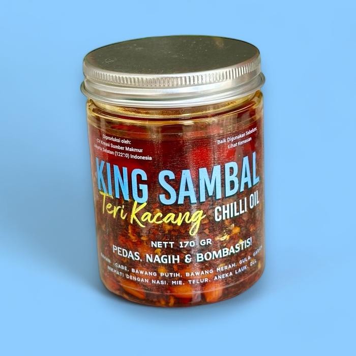 

Glx KING SAMBAL TERI KACANG Chilli Oil, Sambal Instan Pedas, Chilioil, bumbu masakan, bumbu nasi