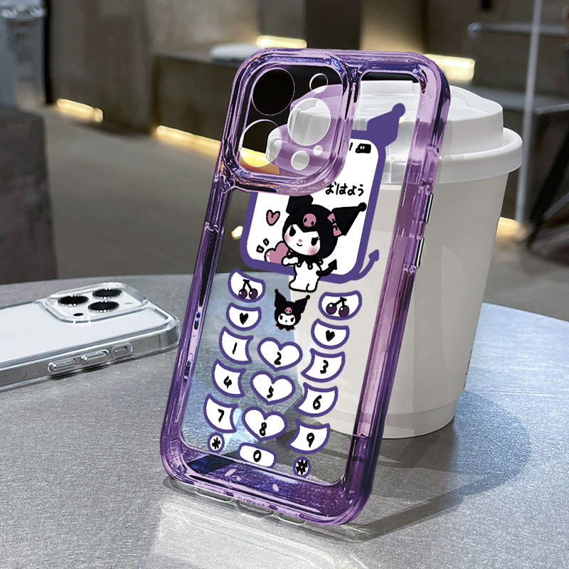 Candy Kuromi Soft Kartun Case Samsung S23 S21 Fe S25 S24 Plus Ultra M55 5G S20 M14 M54 M15 Note 20 S