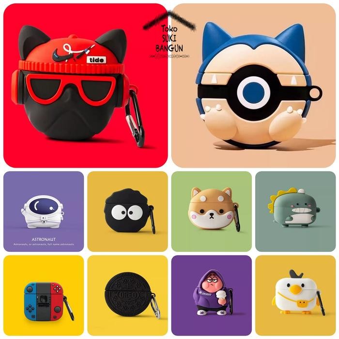 Case Nokia E3101 TWS Rubber CUTE CARTOON Cover Casing Pouch Protector