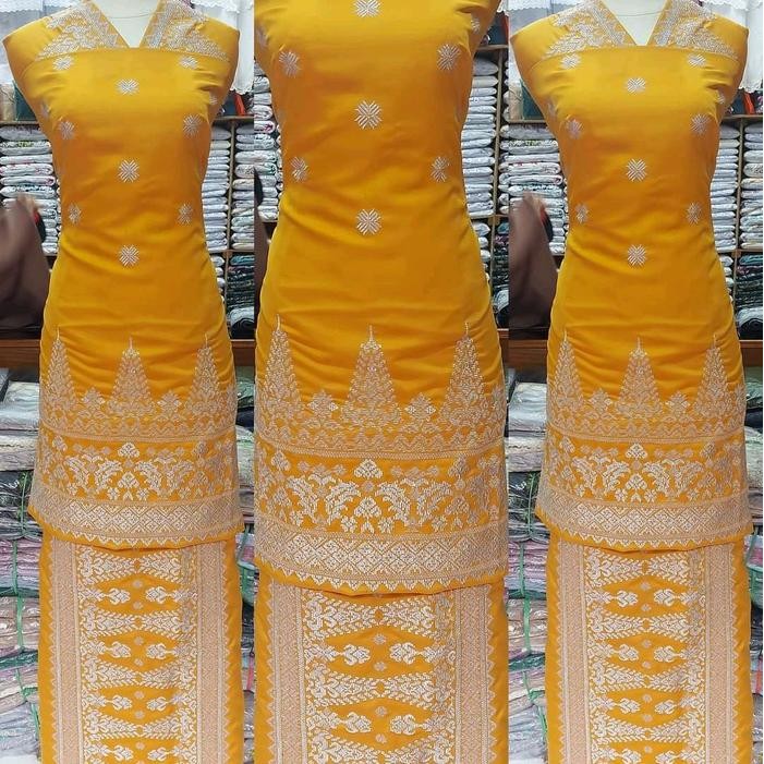 DISKON bahan baju kurung bordir songket khas bukittinggi padang READY STOCK