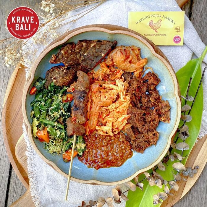 

TERMURAH Nasi Campur Pojok Nangka 250 gr - Makanan Khas Bali - krave Bali READY STOCK