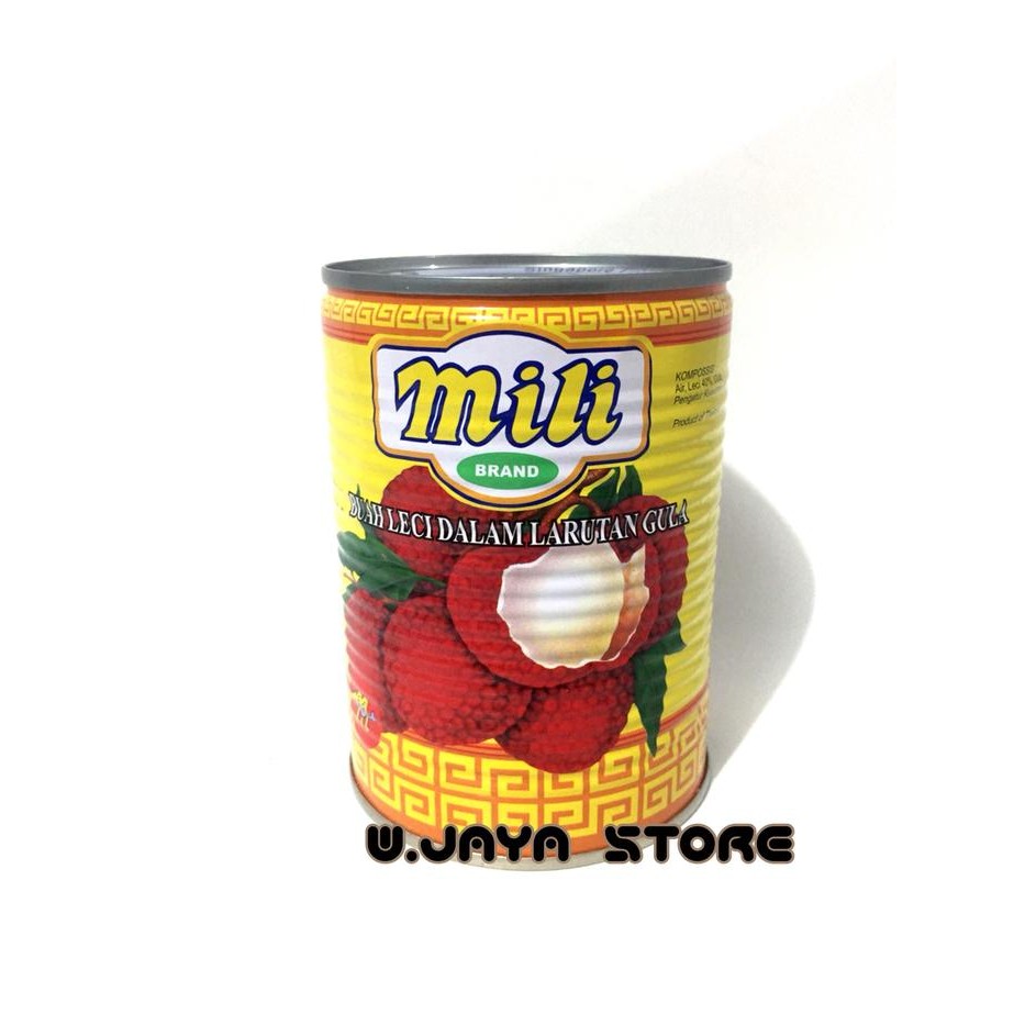 

Gdh Mili Lychees in Syrup / Leci Kaleng Mili