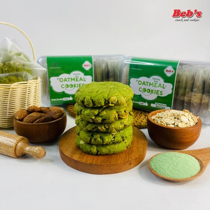 

Ger Oatmeal Almond Cookies Kue Gandum Camilan Sehat Healthy Bite Camilan Cookies 350 gram Cemilan