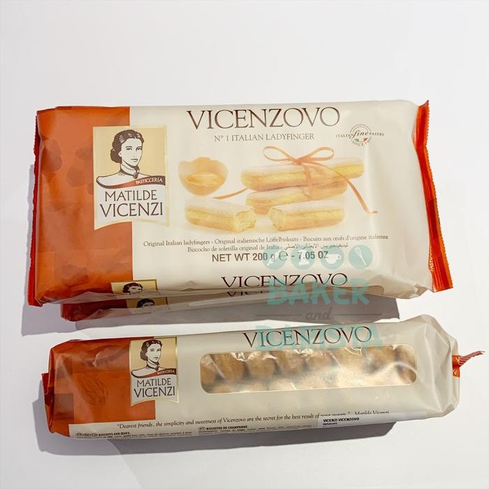 

Ger Vicenzovo lady finger biscuit tiramisu 200g / vicenzi ladyfinger