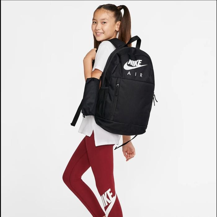 Tas Nike Elemental Kids Backpack 20L Tas Ransel Anak Unisex Original Black