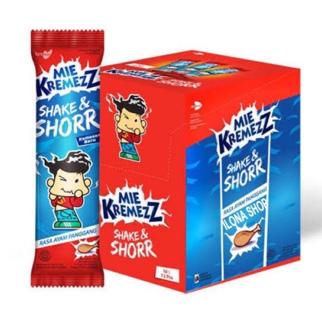 

Ger Snack Mie Kremez Shorr Sor 1 box isi 20 pcs