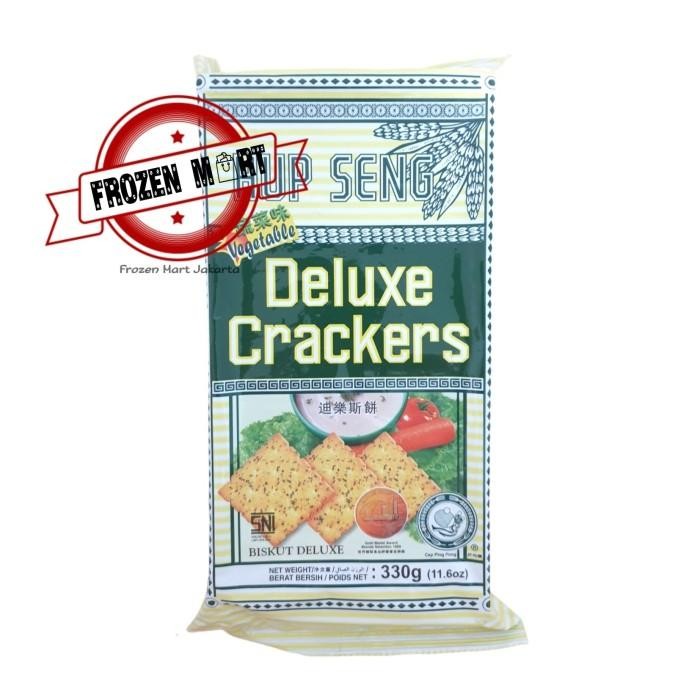 

Ger HUP SENG Vegetable Crackers / HUPSENG Biskuit Sayur Vegetarian 330 Gr