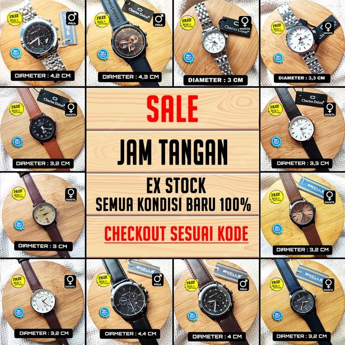 

Gdh SALE STOCK JAMTANGAN DEWASA UNISEX KONDISI BARU 100% CHECKOUT SESUAI KODE / GAMBAR VARIANT SUDAH