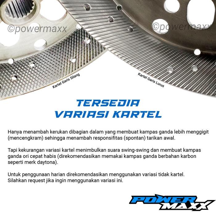 Mangkok Ganda Xride Fino Soul Gt Xeon Freego 115 125 Custom Ori Kartel Bubut Racing Modifikasi