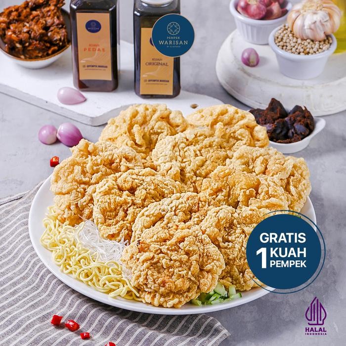 

Ger Pempek warisan enak nikmat kulit besar (frozen) - paket - PKB9