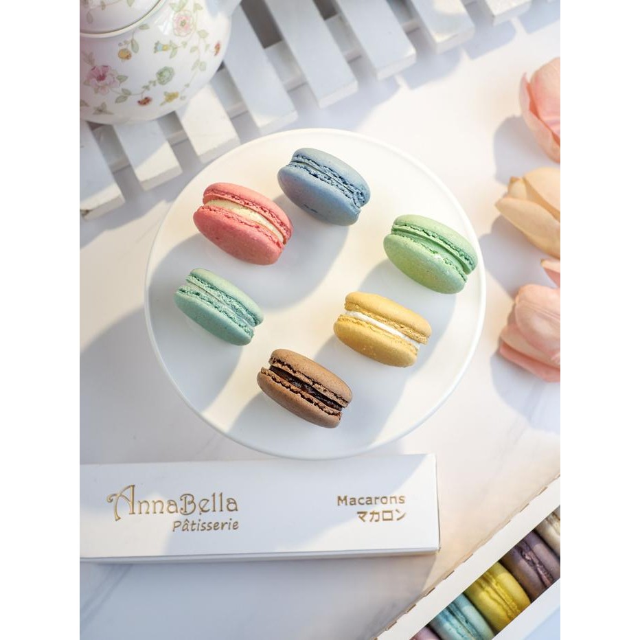 

Gdh Annabella Patisserie 6PCS Macarons in Gift Box (Random Flavors)