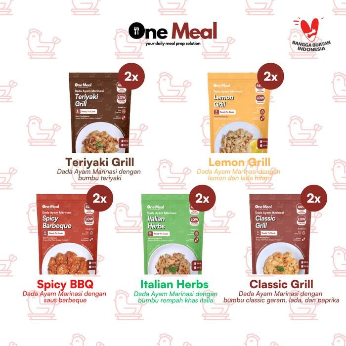 

Gdh One Meal Lauk Dada Ayam Marinasi 200 gram 10 Packs Mix Variants Frozen Food