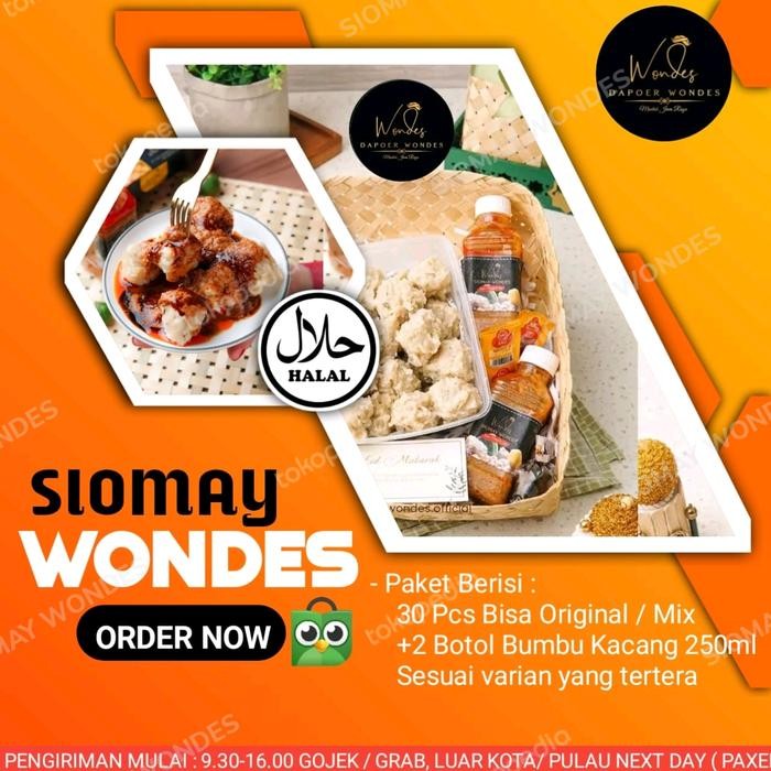 

Ger SIOMAY FROZEN IKAN TENGGIRI ASLI ISI 30 PCS SIOMAY WONDES